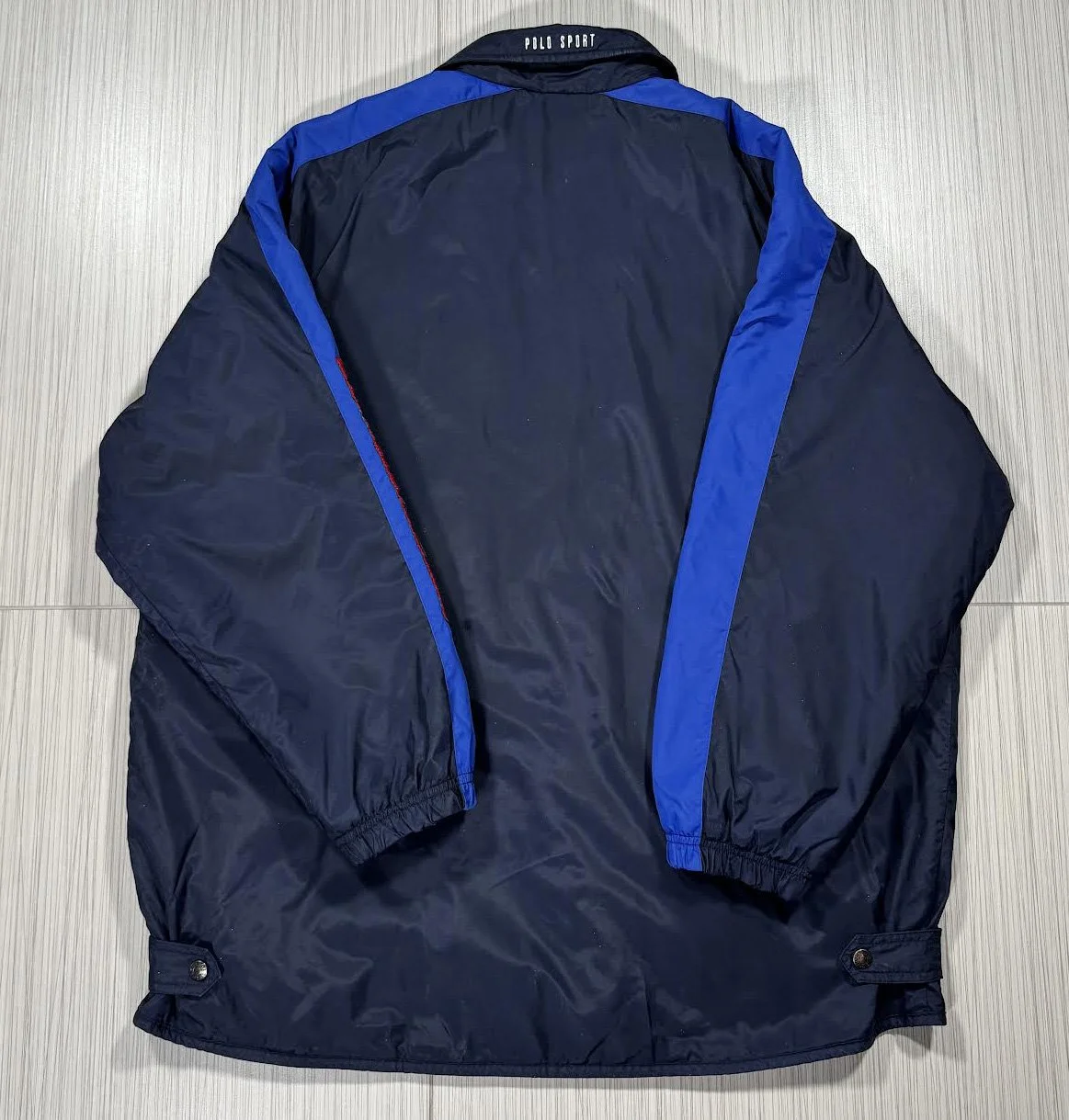 Vintage Polo Sport Ralph Lauren Navy Nylon Jacket (Size L) — RootsBK